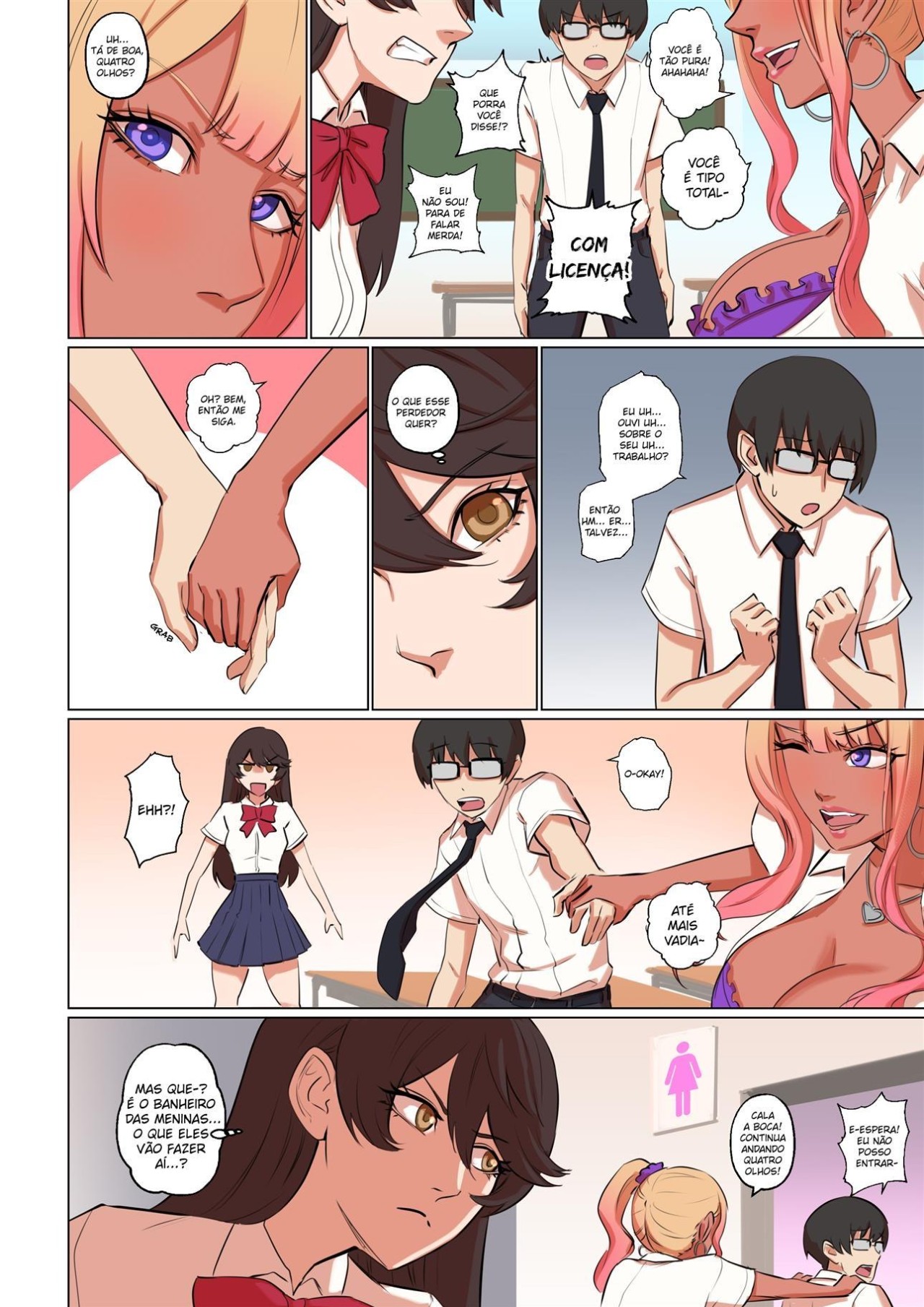 My Shy Best Friend Turned Into a Gal Girl Hentai pt-br 28