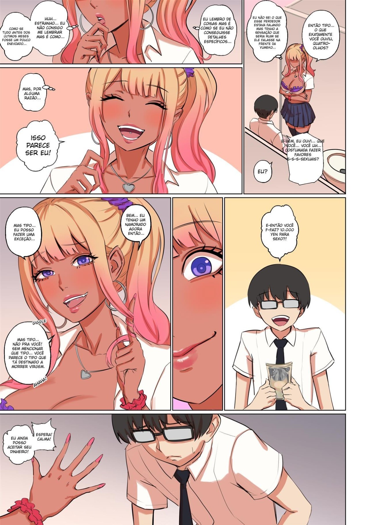 My Shy Best Friend Turned Into a Gal Girl Hentai pt-br 29