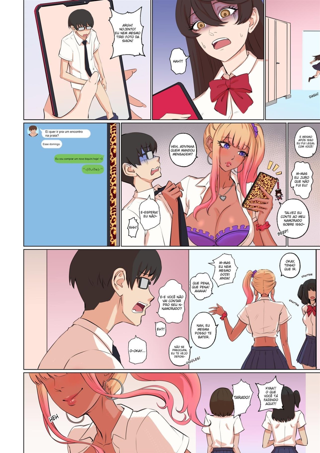 My Shy Best Friend Turned Into a Gal Girl Hentai pt-br 32