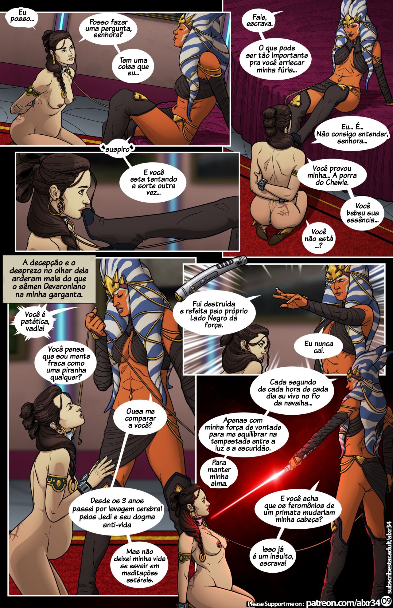 Star Wars: A Complete Guide to Wookie Sex VI: Hope Hentai pt-br 11