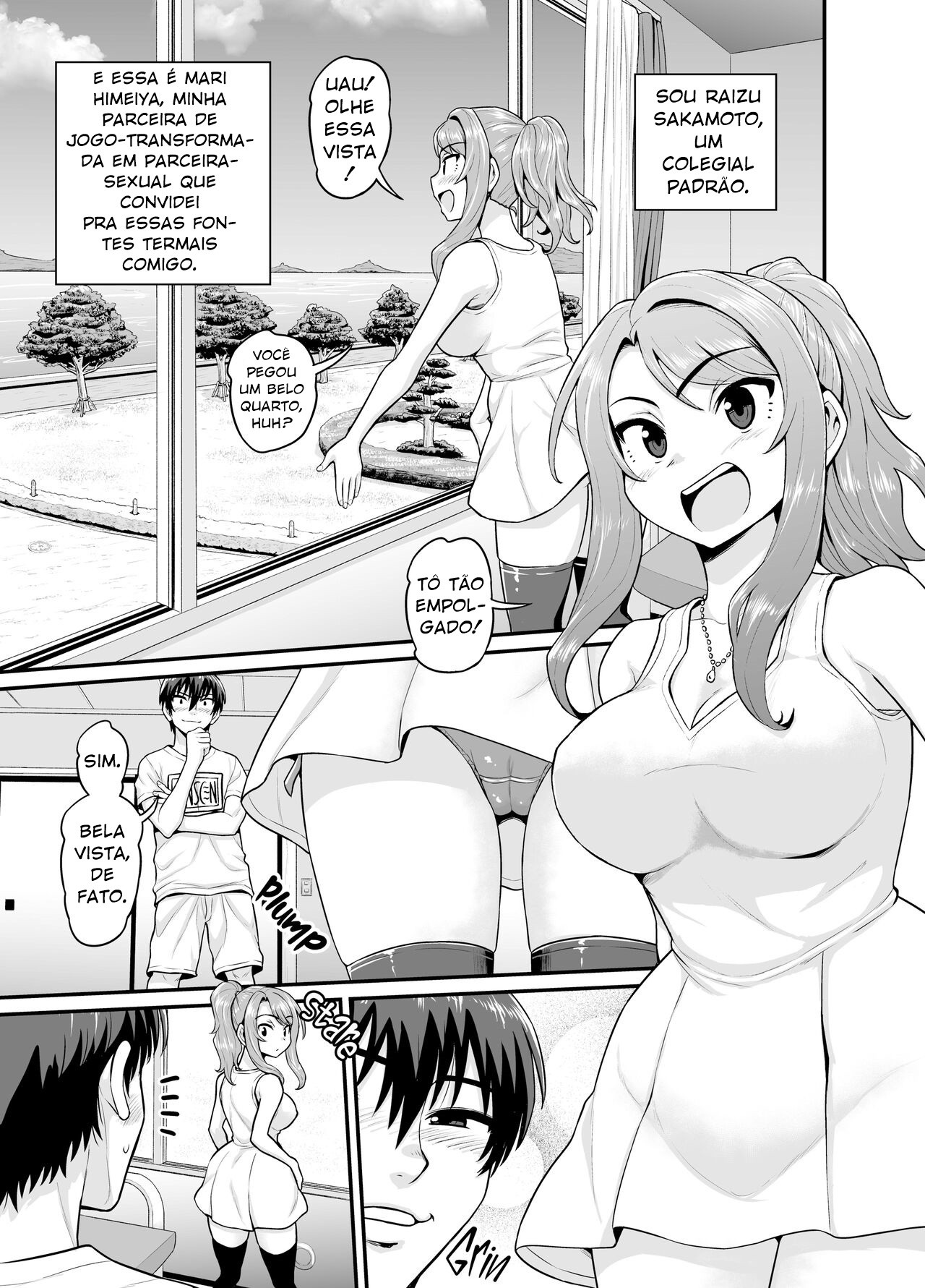 Getting it On With Your Gaming Buddy at the Hot Spring Hentai pt-br 02