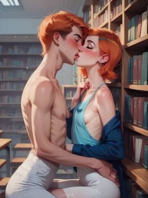Gwen Tennyson And Boyfriend In The Library  Hentai pt-br 04