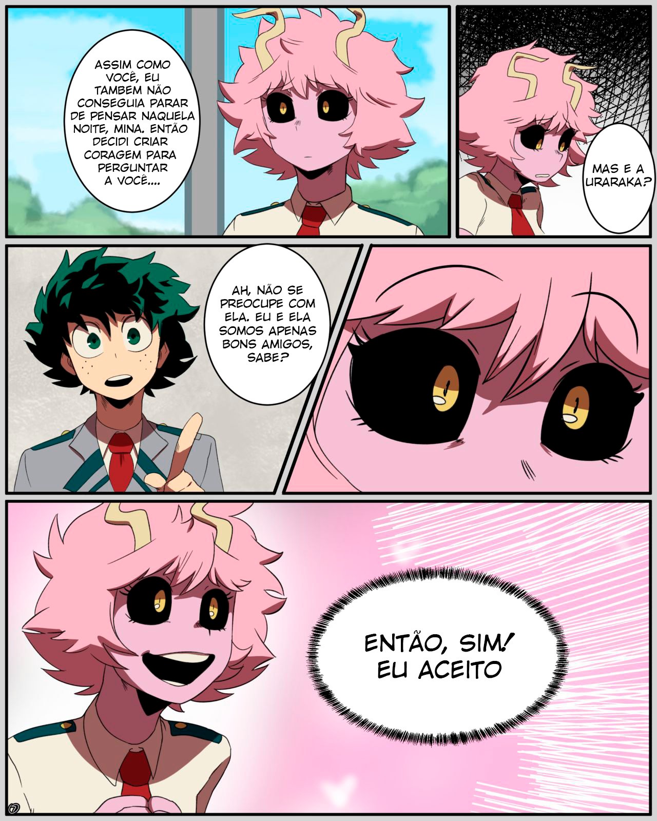 Mina x Izuku Comic  Hentai pt-br 08