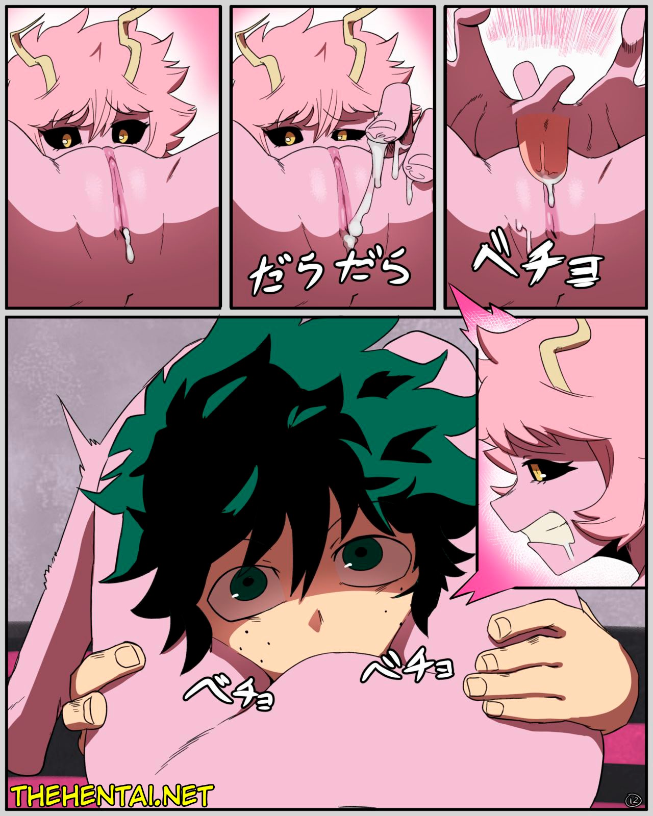 Mina x Izuku Comic  Hentai pt-br 13