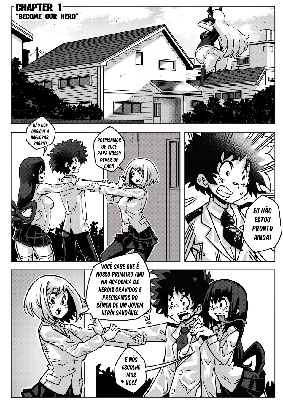 Pregnant Hero Academia Hentai pt-br 02