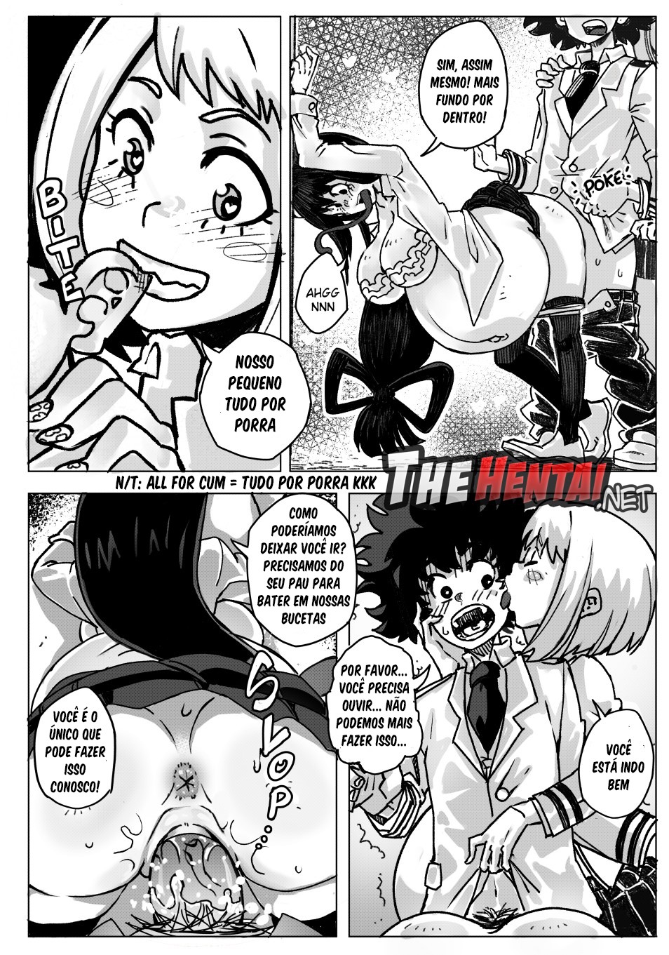 Pregnant Hero Academia Hentai pt-br 13