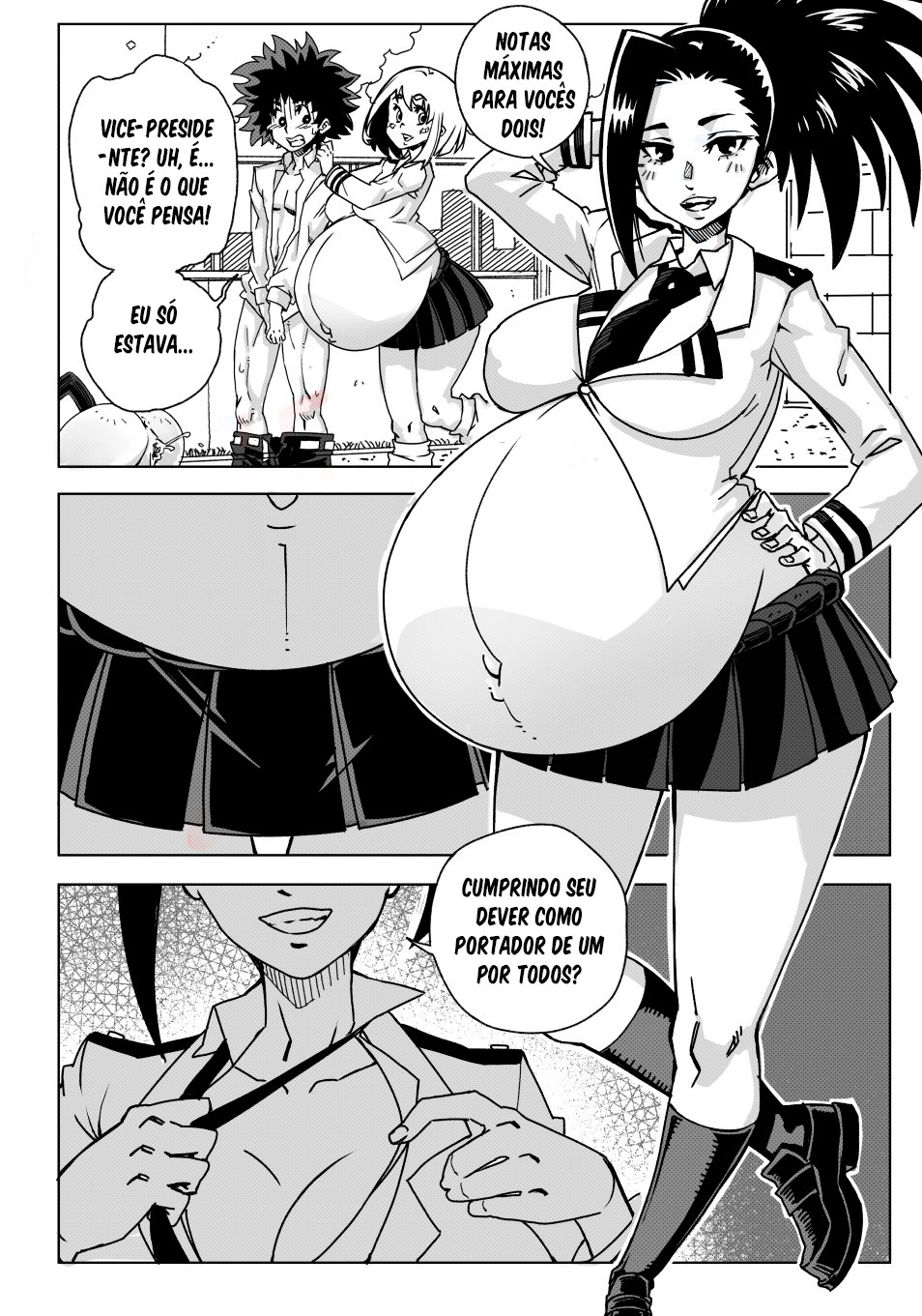 Pregnant Hero Academia Hentai pt-br 22