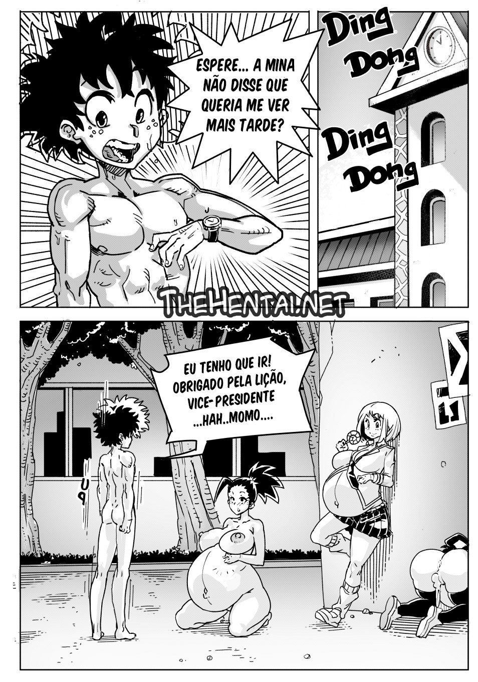 Pregnant Hero Academia Hentai pt-br 35