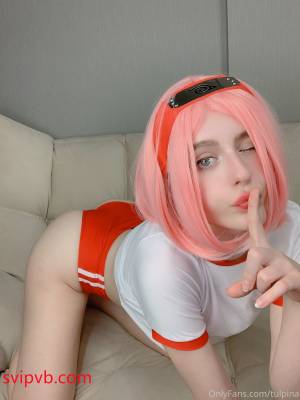 Cosplay Tulpina: Sakura Haruno  Hentai pt-br 25