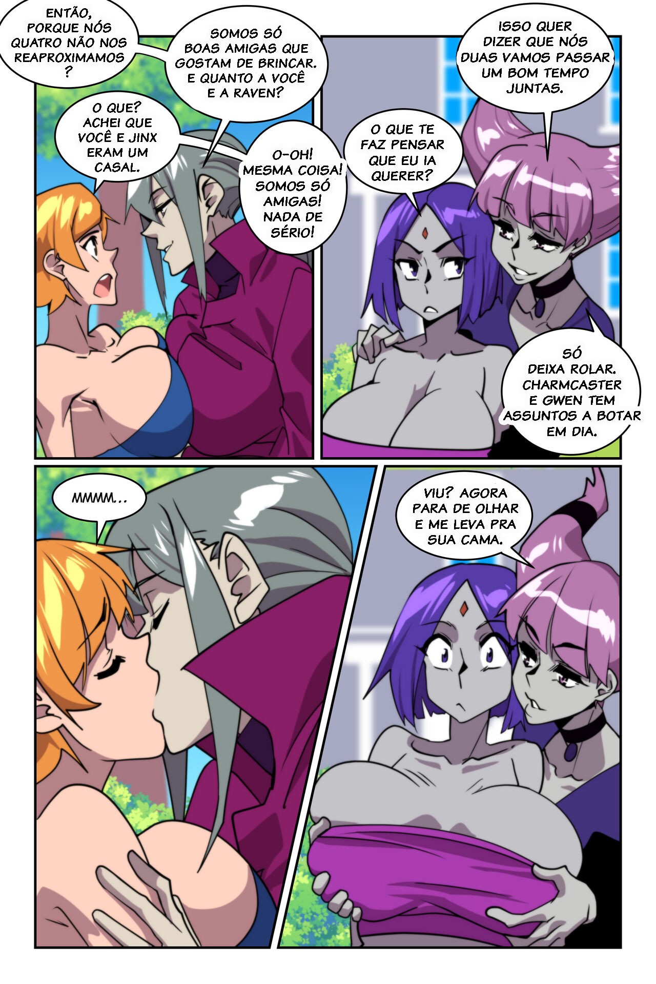 Raven and Gwen’s Magical Adventures Part 5 Hentai pt-br 04