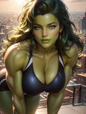 She-Hulk: Tropical Summer Hentai pt-br 02