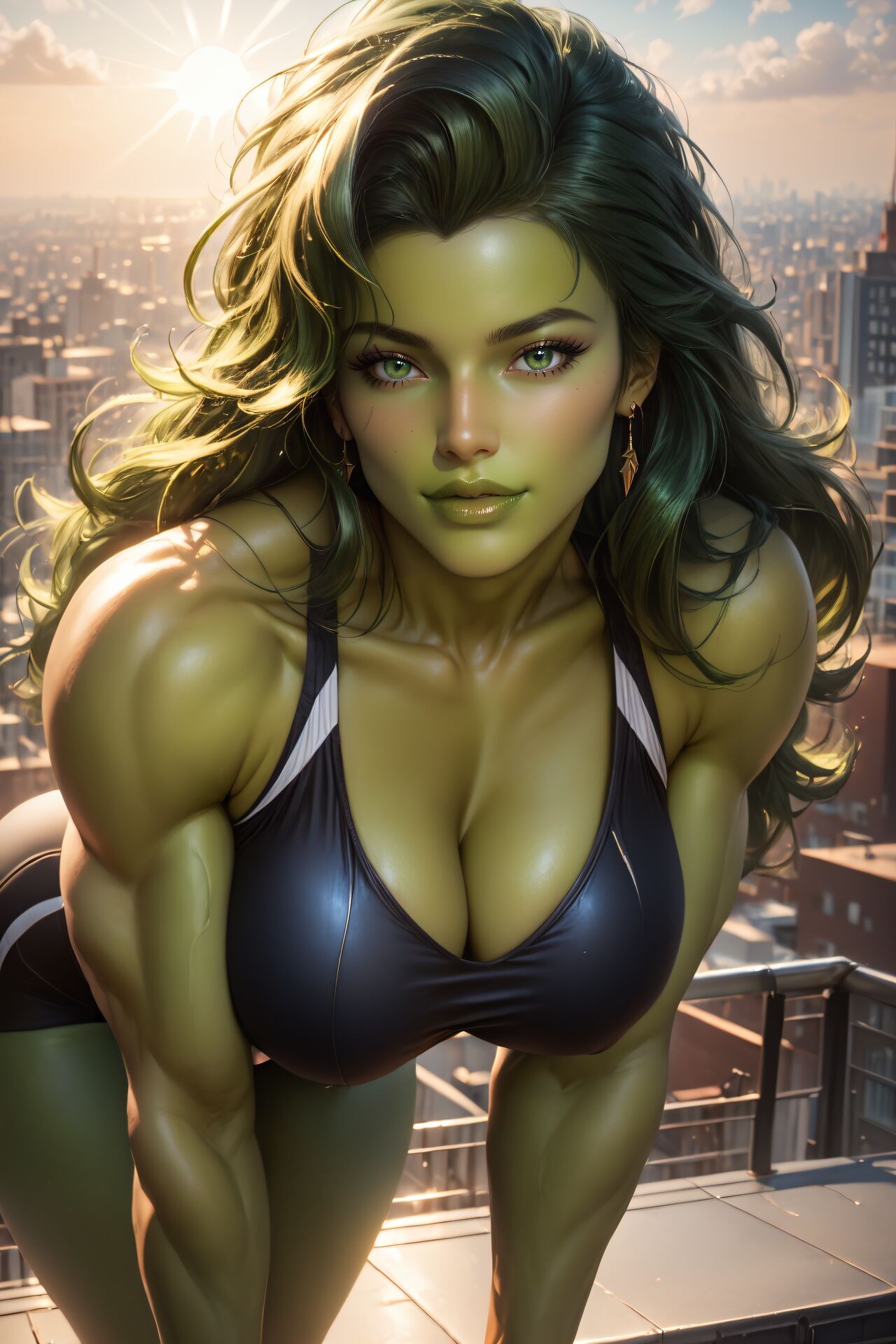 She-Hulk: Tropical Summer Hentai pt-br 02