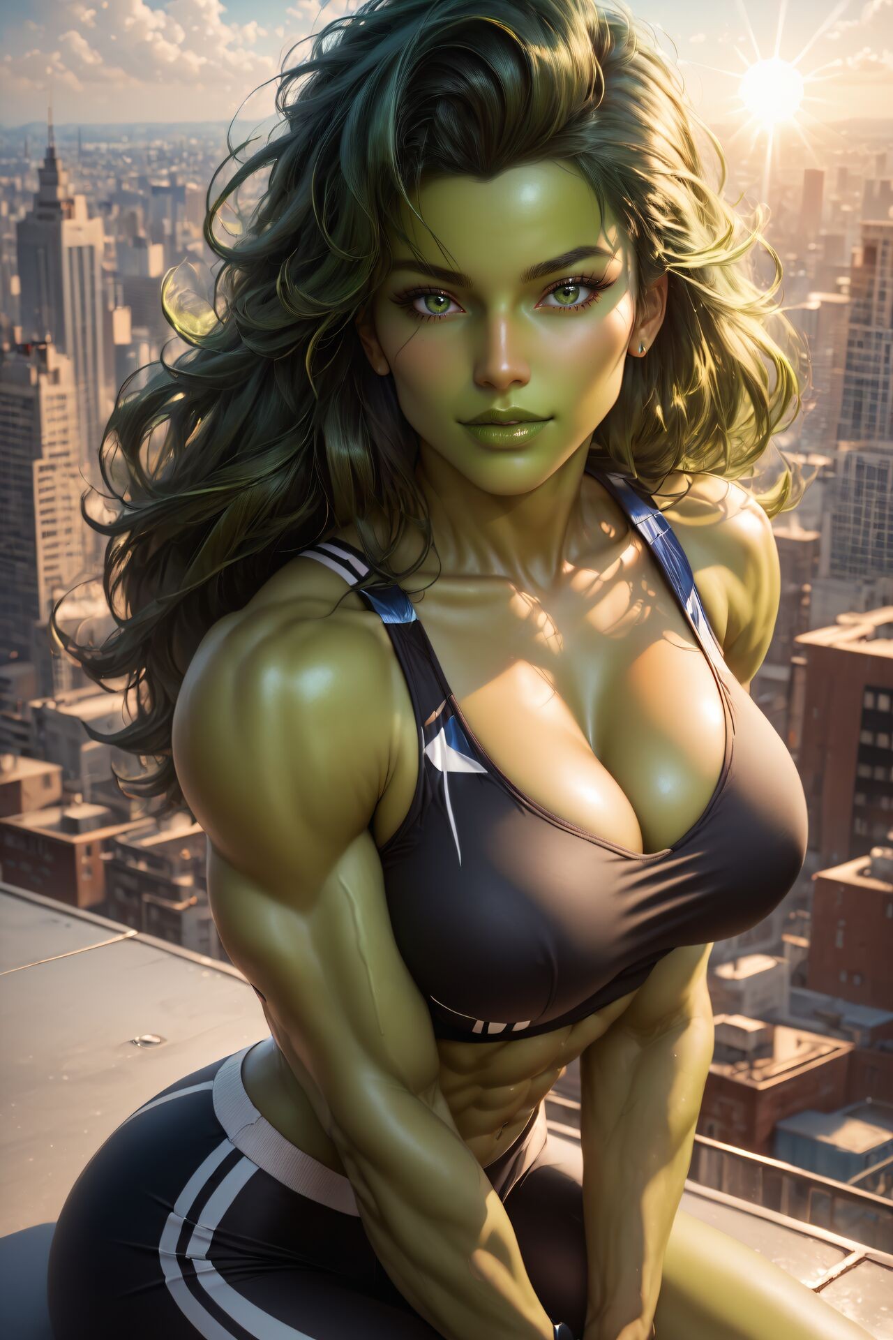 She-Hulk: Tropical Summer Hentai pt-br 04