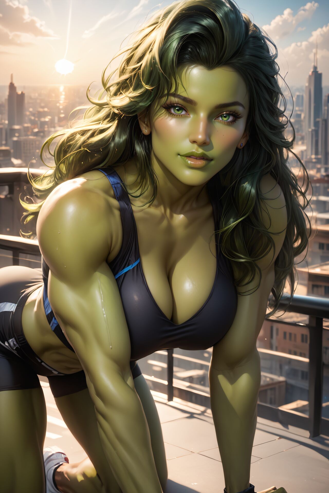 She-Hulk: Tropical Summer Hentai pt-br 08