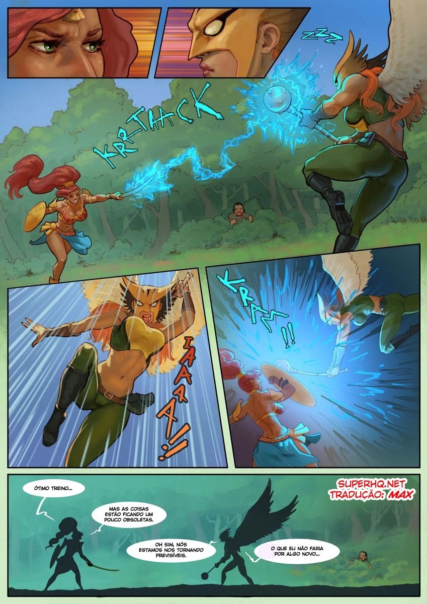 Hot Duels V: Urbosa Vs Hawkgirl Hentai pt-br 02