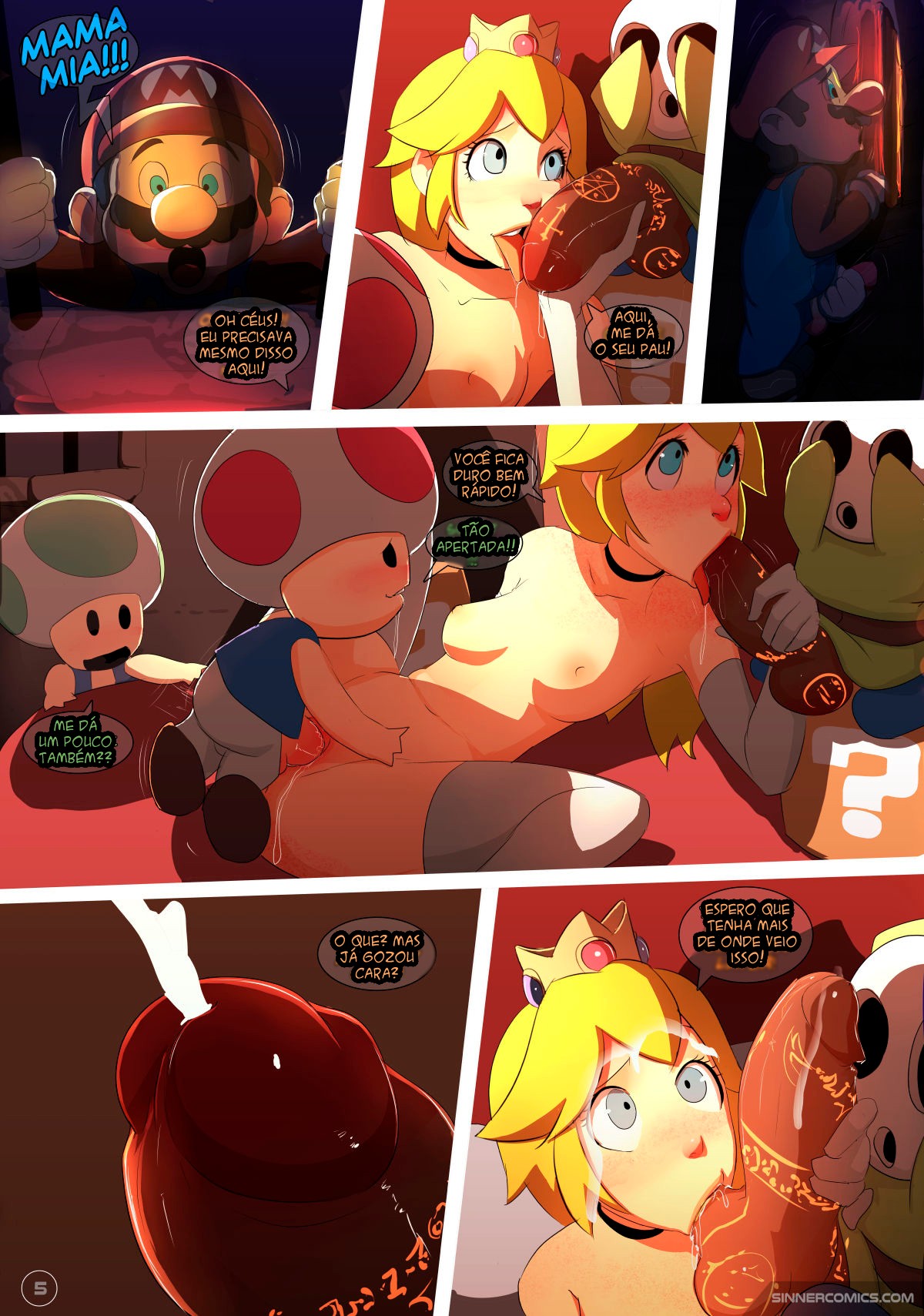 Princess Peach By Sillygirl Hentai pt-br 06