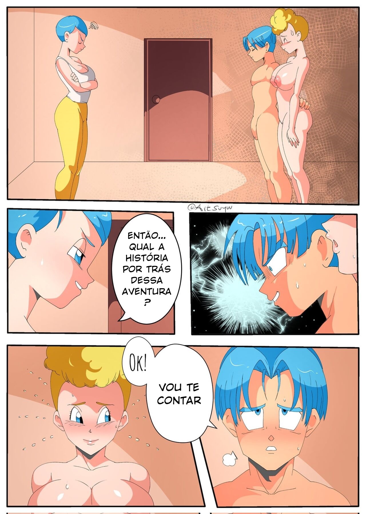 Trunks And Panchy Are Caught Hentai pt-br 05