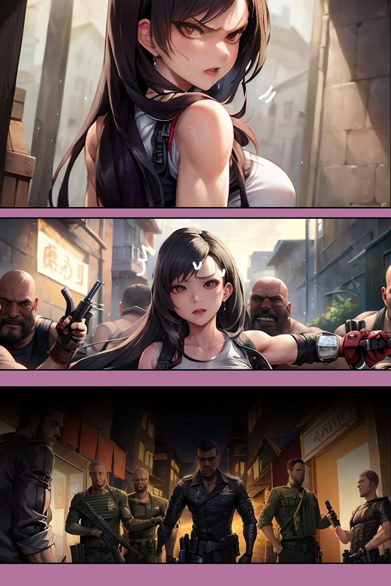 Tifa’s Trouble In Dark Alley Hentai pt-br 03