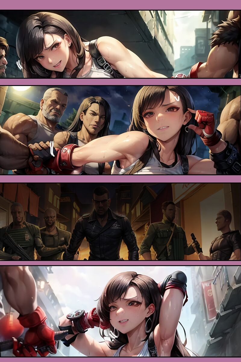 Tifa’s Trouble In Dark Alley Hentai pt-br 04