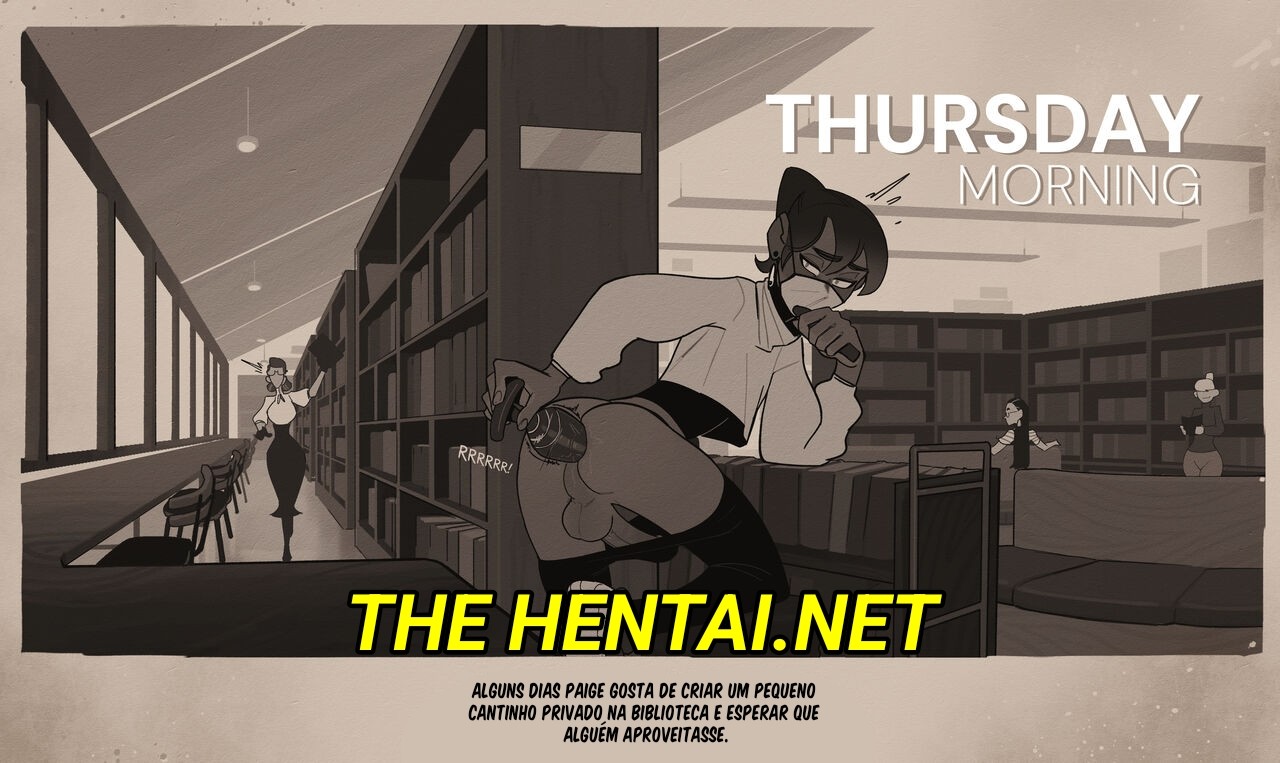 Week At The Library Hentai pt-br 13