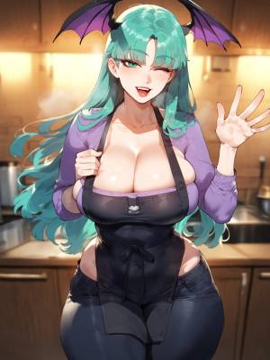 Morrigan Aensland: Baking Bliss Hentai pt-br 05