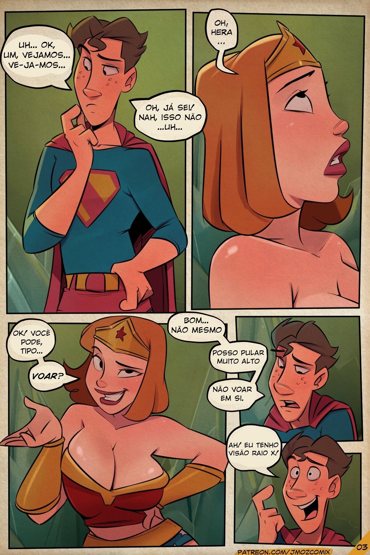 Wondermomma Vs Superboy! By Jmoz Comix Hentai pt-br 04