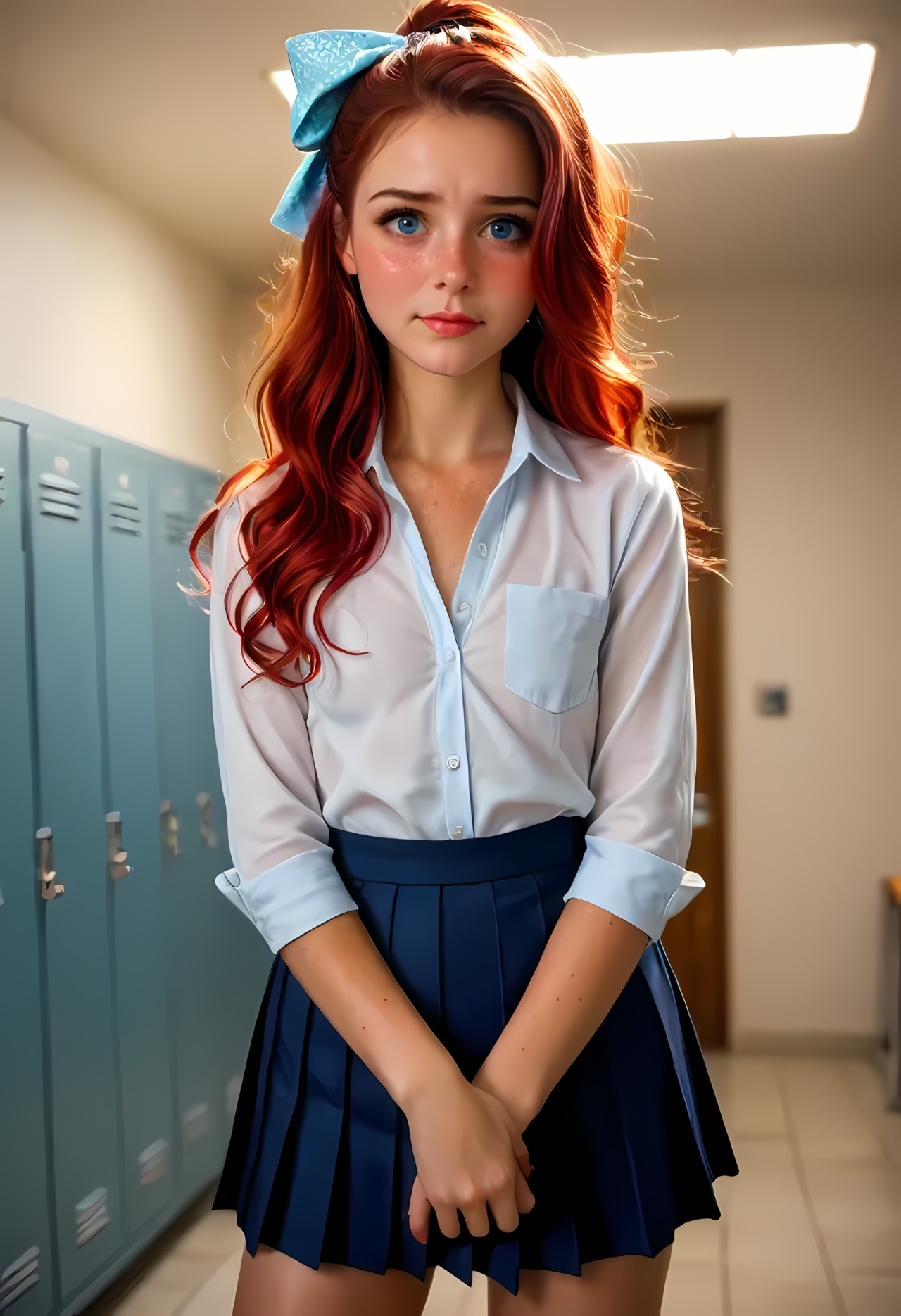 Ariel Is Blackmailed At School Hentai pt-br 13