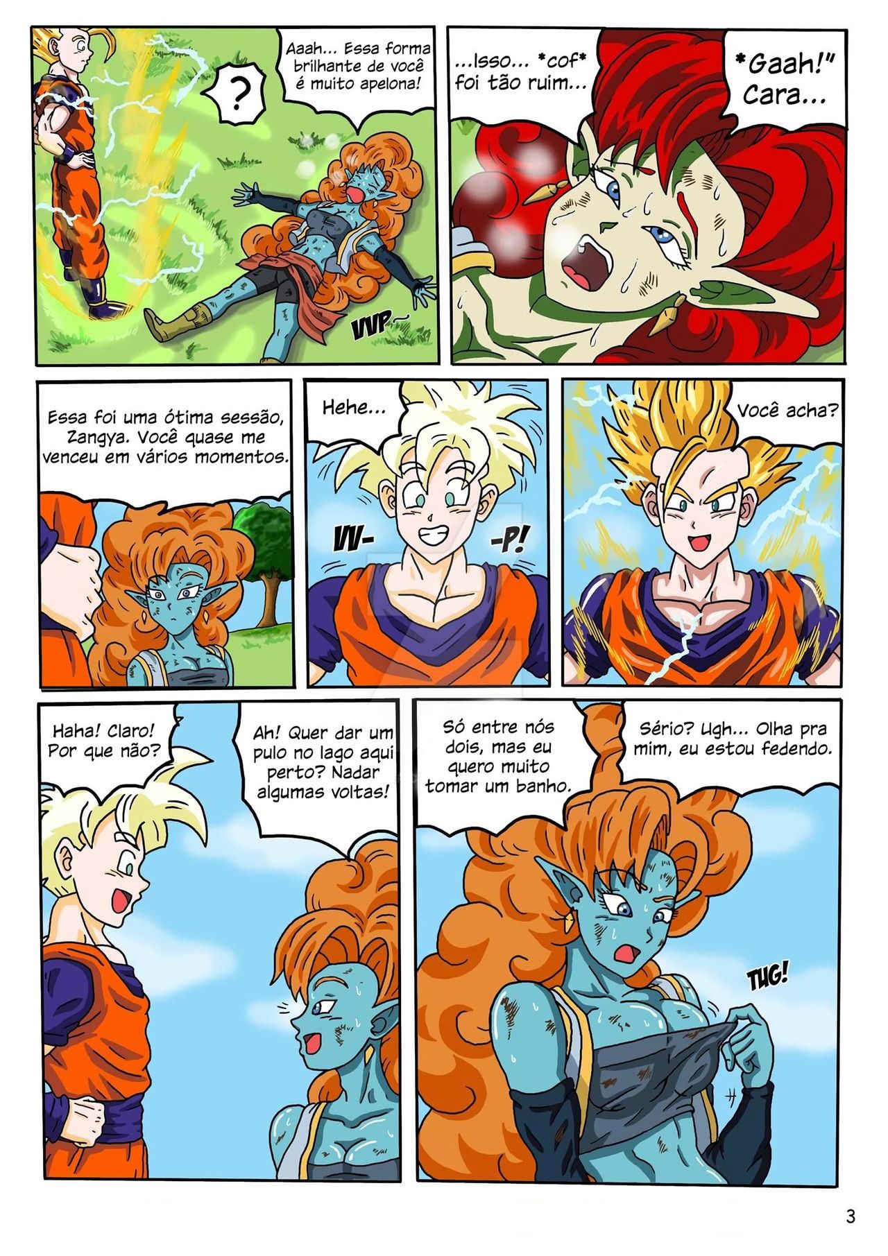  Dragon Ball Z Golden Age: Fiery Lake Hentai pt-br 04