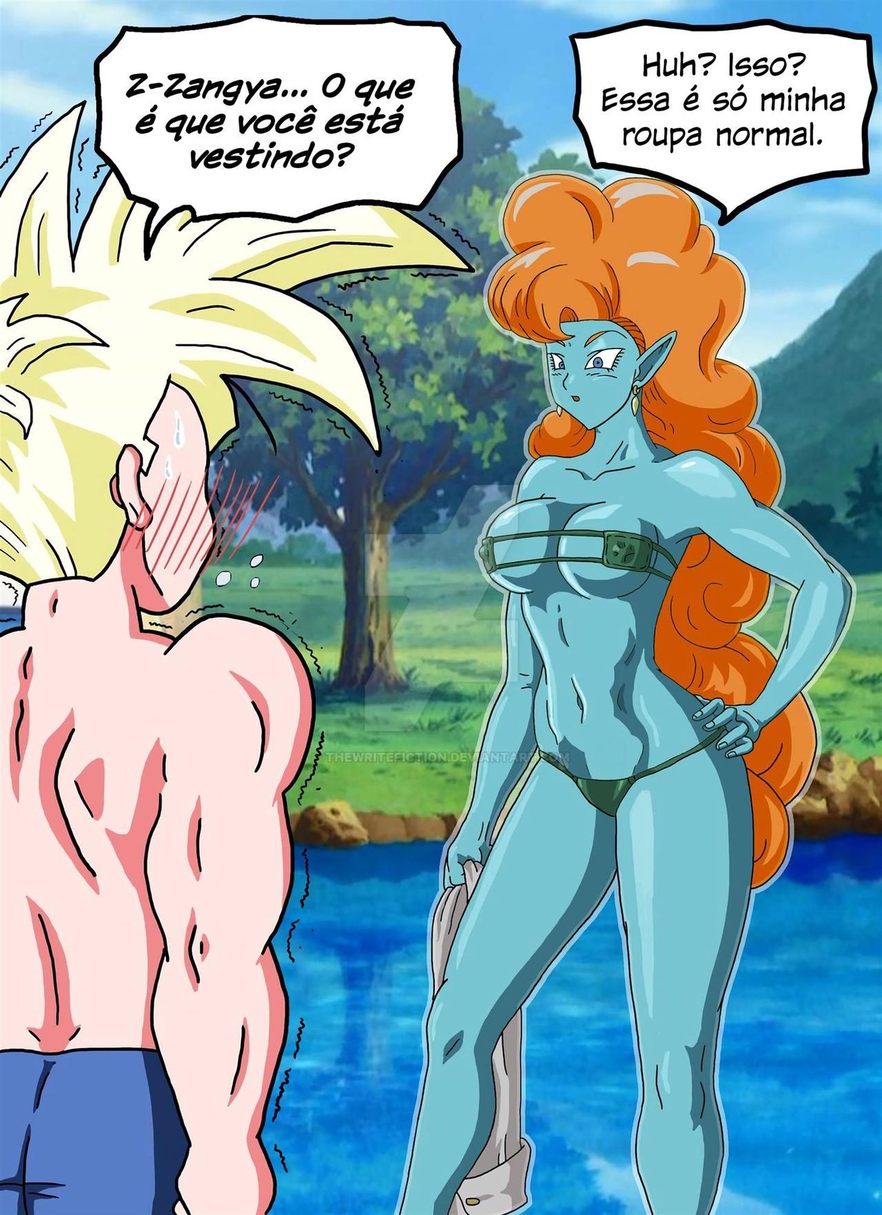  Dragon Ball Z Golden Age: Fiery Lake Hentai pt-br 06