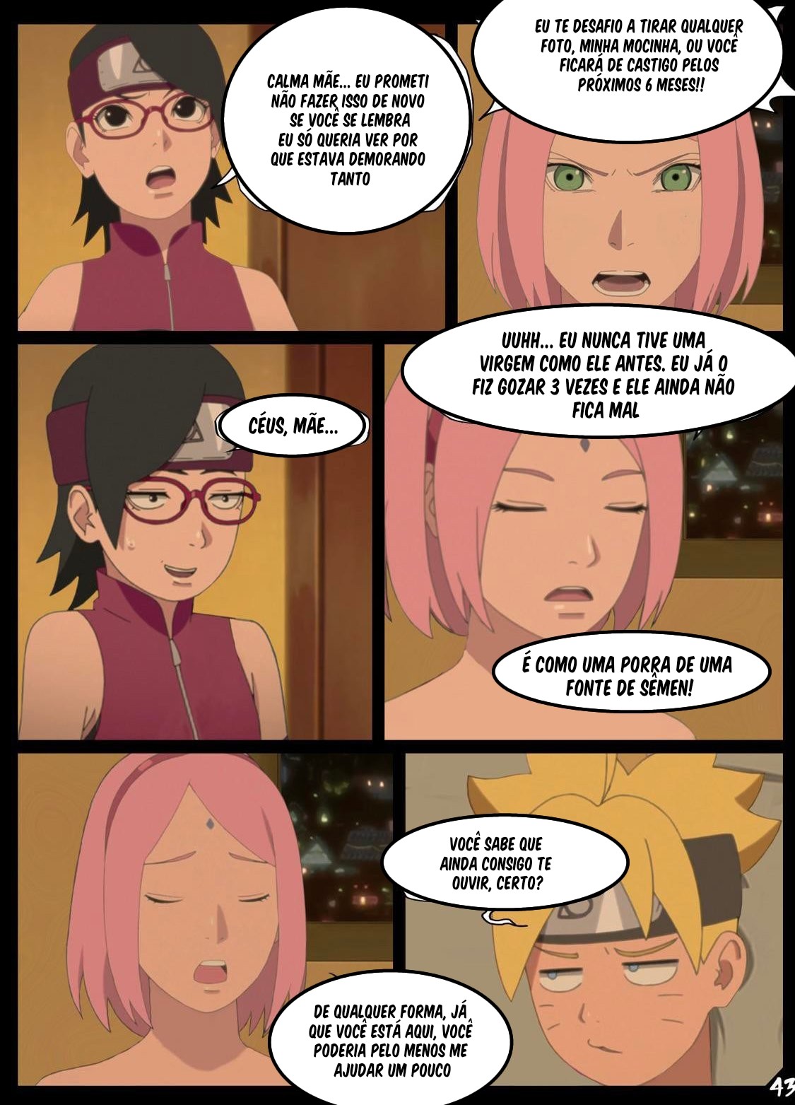 Boruto's Birthday Clash Hentai pt-br 44