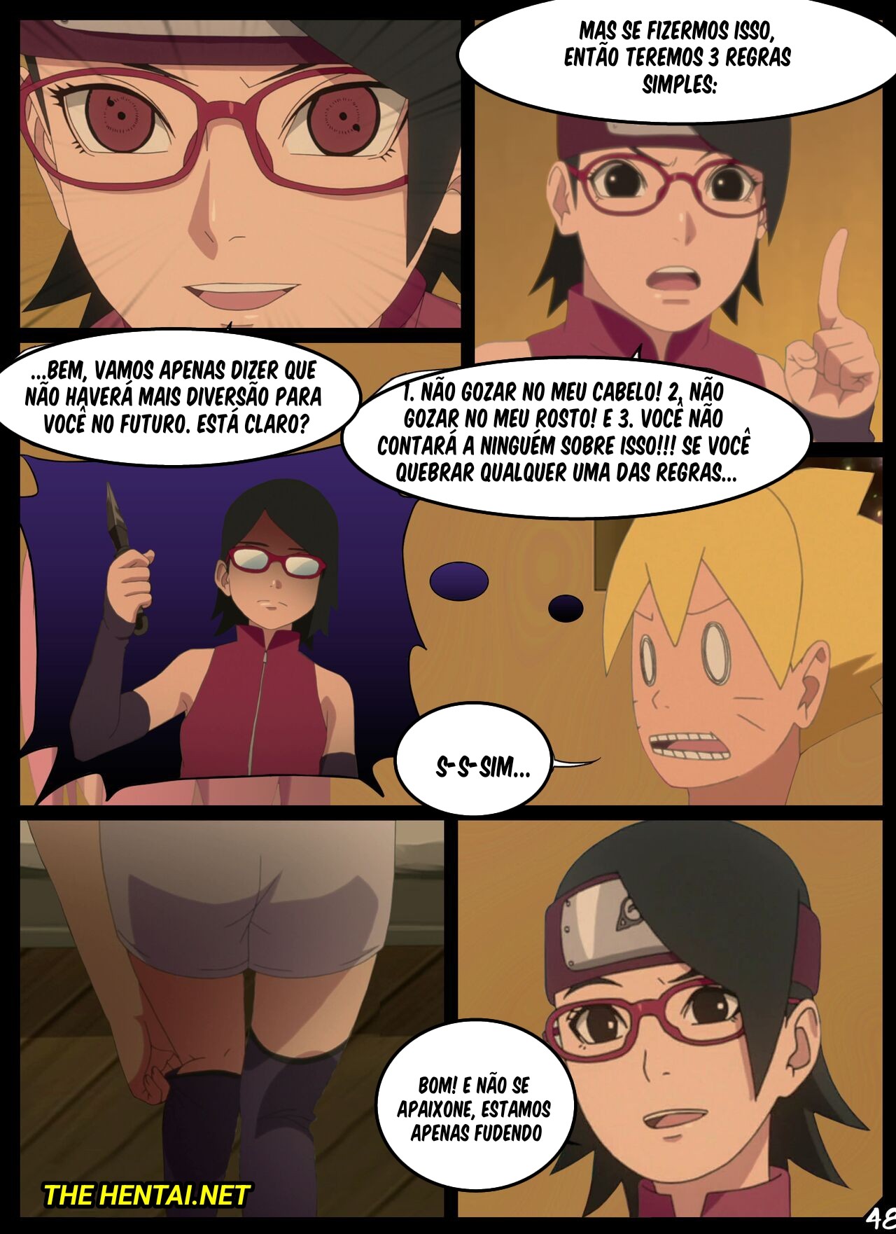 Boruto's Birthday Clash Hentai pt-br 49