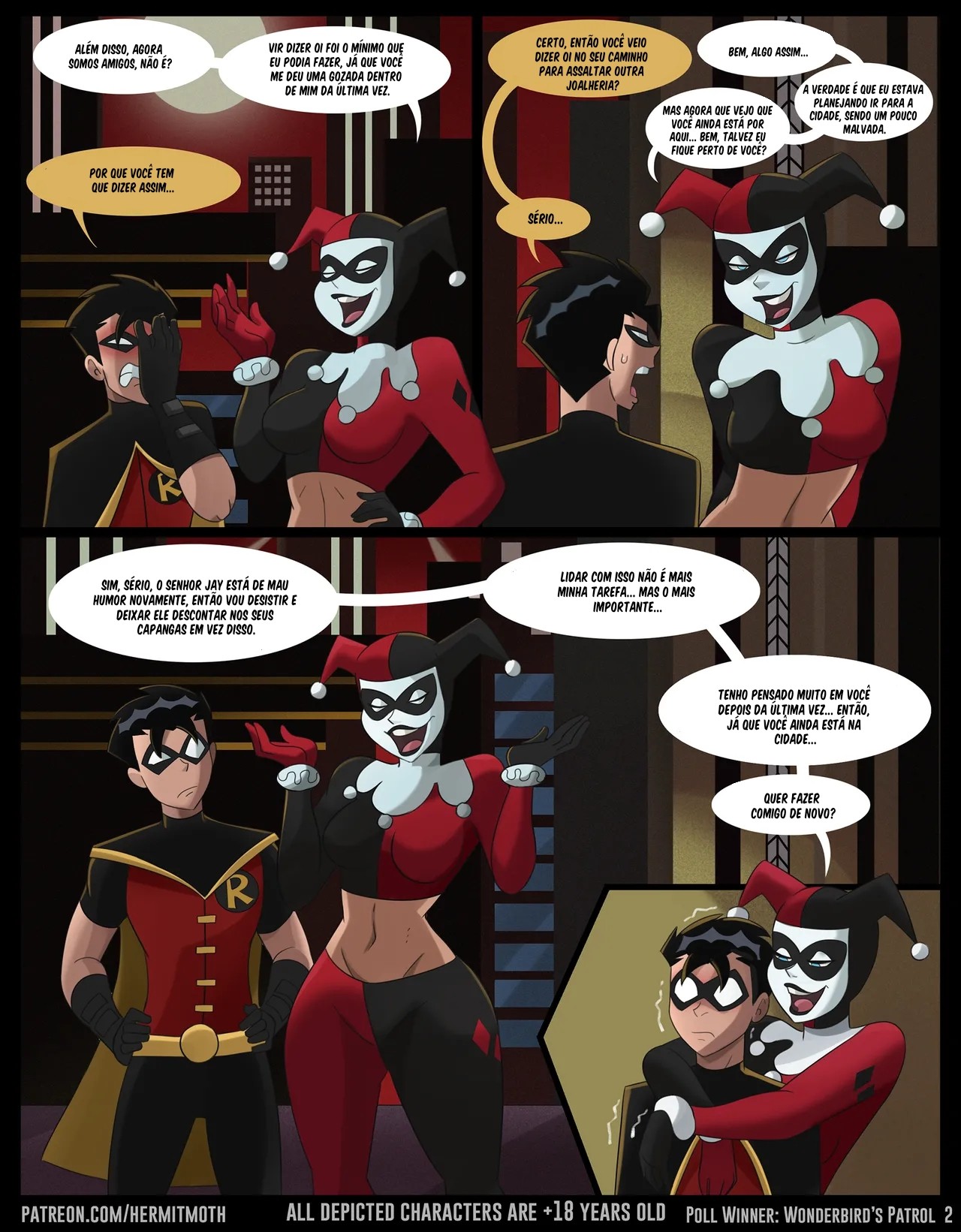 Harley And Robin: Second Shot Of Crazy Hentai pt-br 02