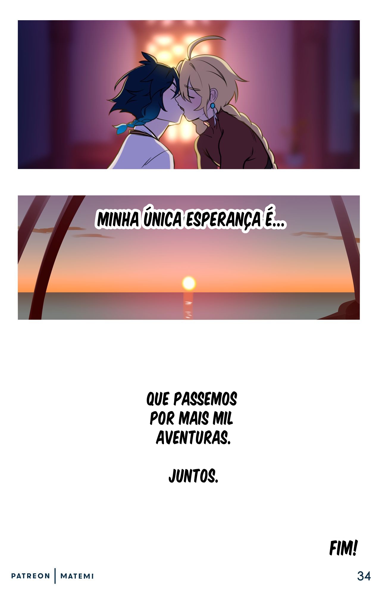 Venti X Sora Hentai pt-br 34