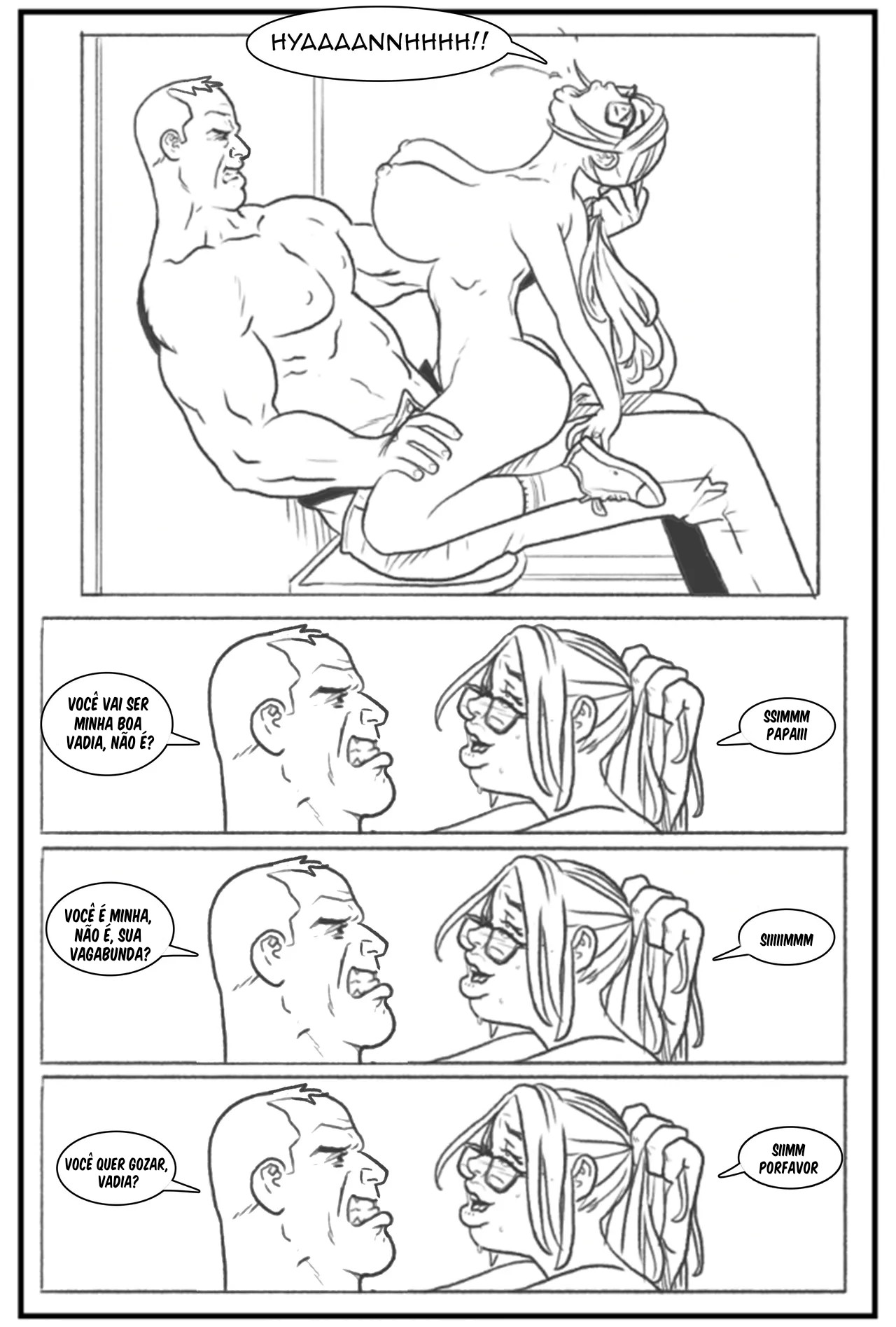 Hipster Chicks Love Big Dicks Hentai pt-br 63