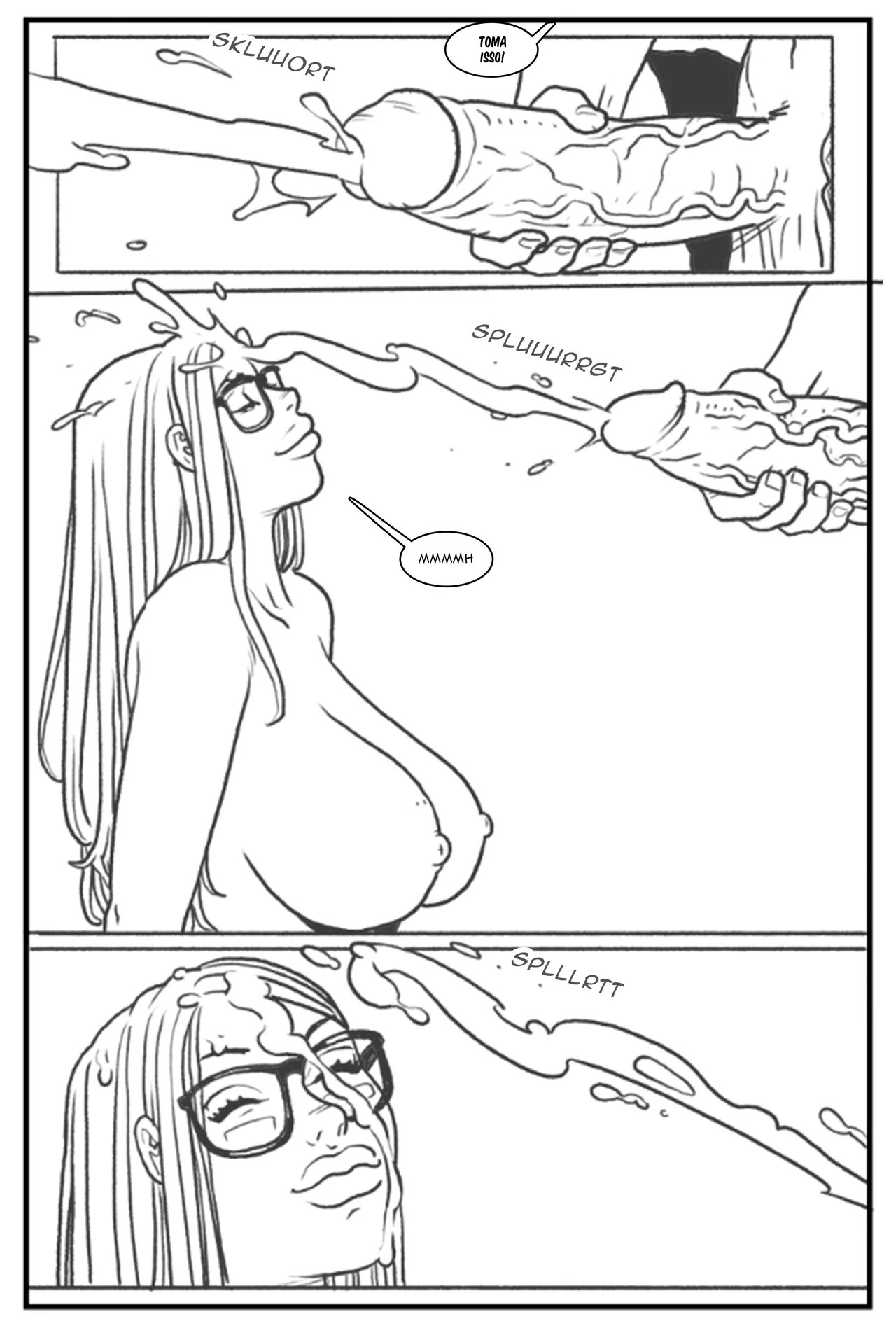 Hipster Chicks Love Big Dicks Hentai pt-br 80