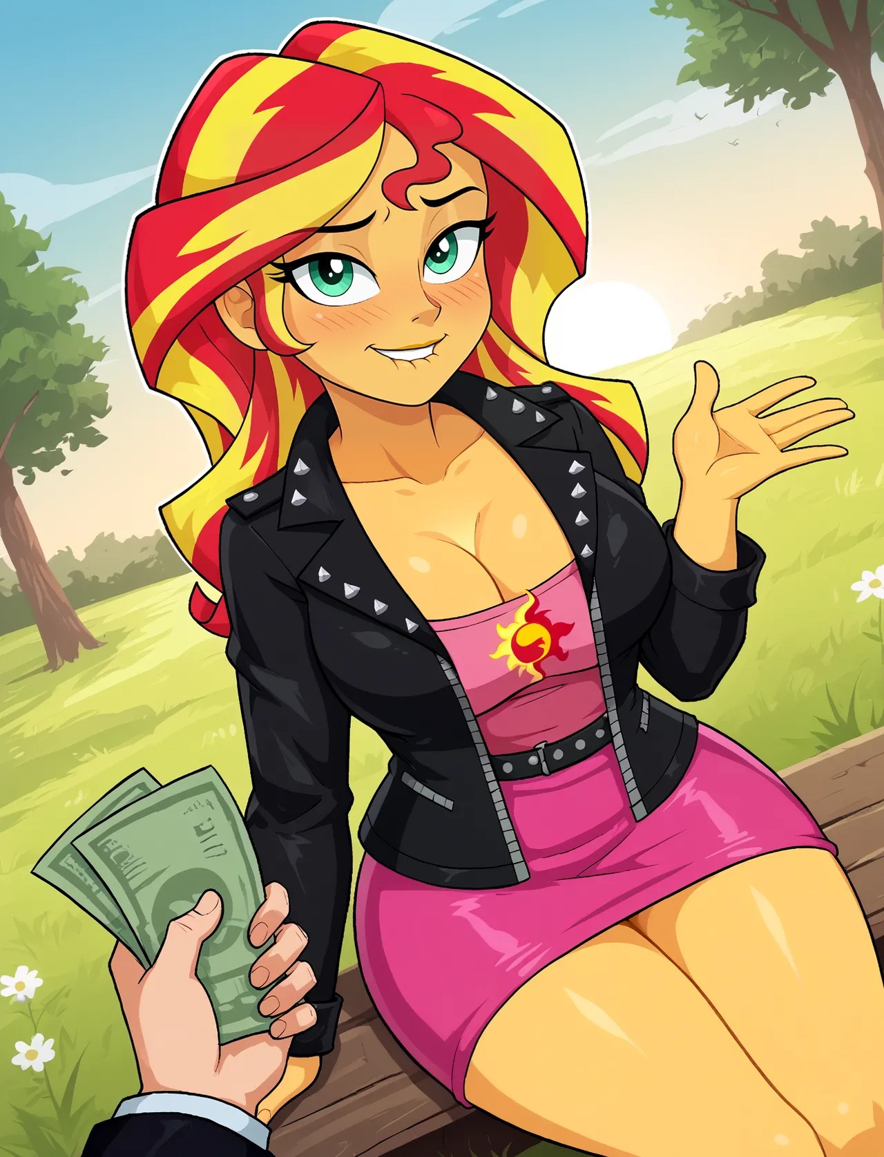 Sunset's Price Sunset Shimmer Sex For Cash: Mini Comic  Hentai pt-br 08