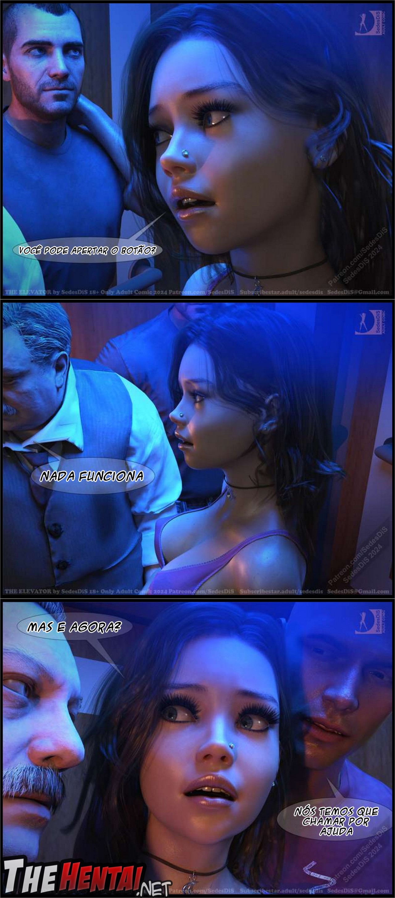 The Elevator By SedesDiS Hentai pt-br 04