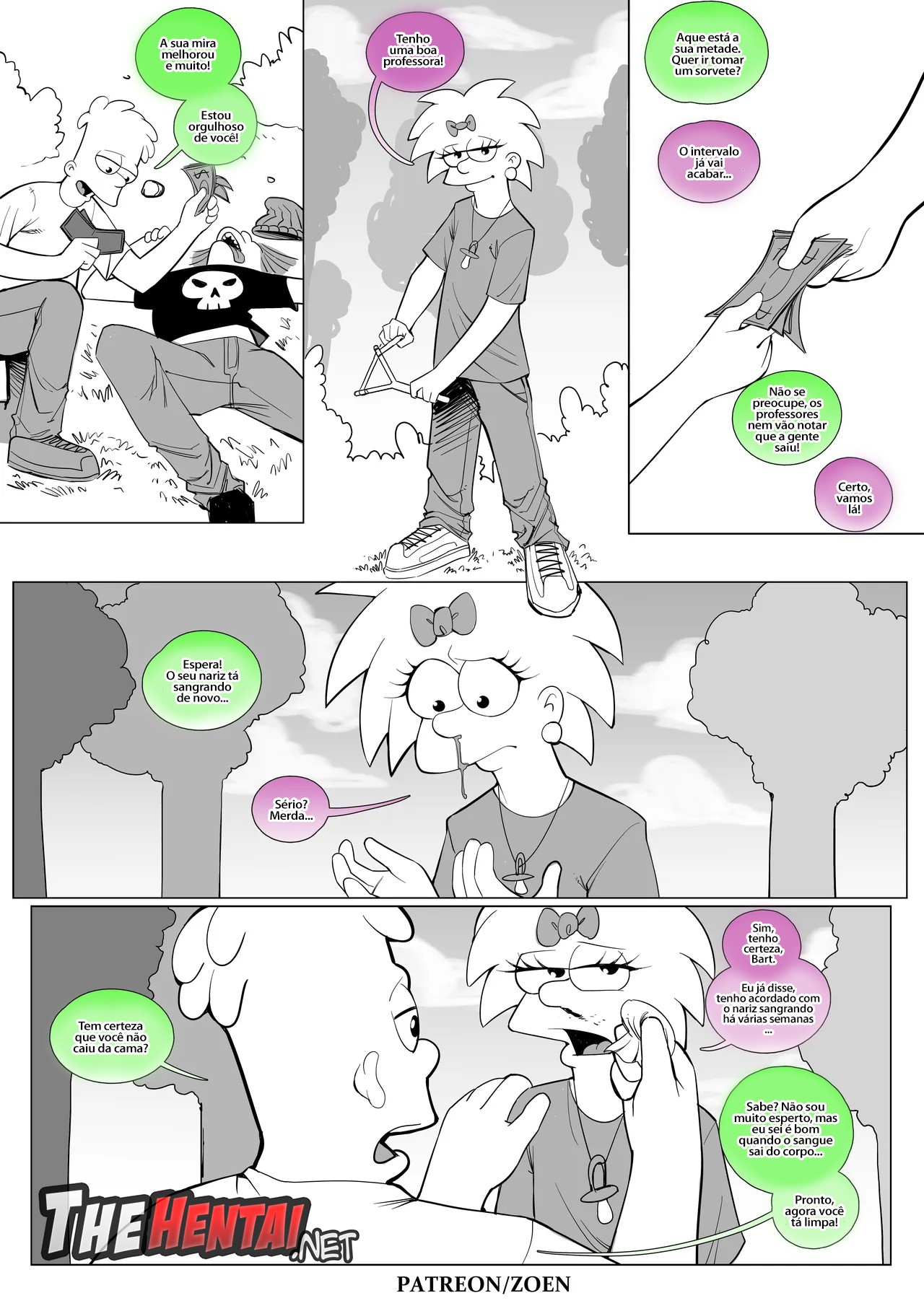 The Simpsons "The End Of Beginning" Hentai pt-br 15
