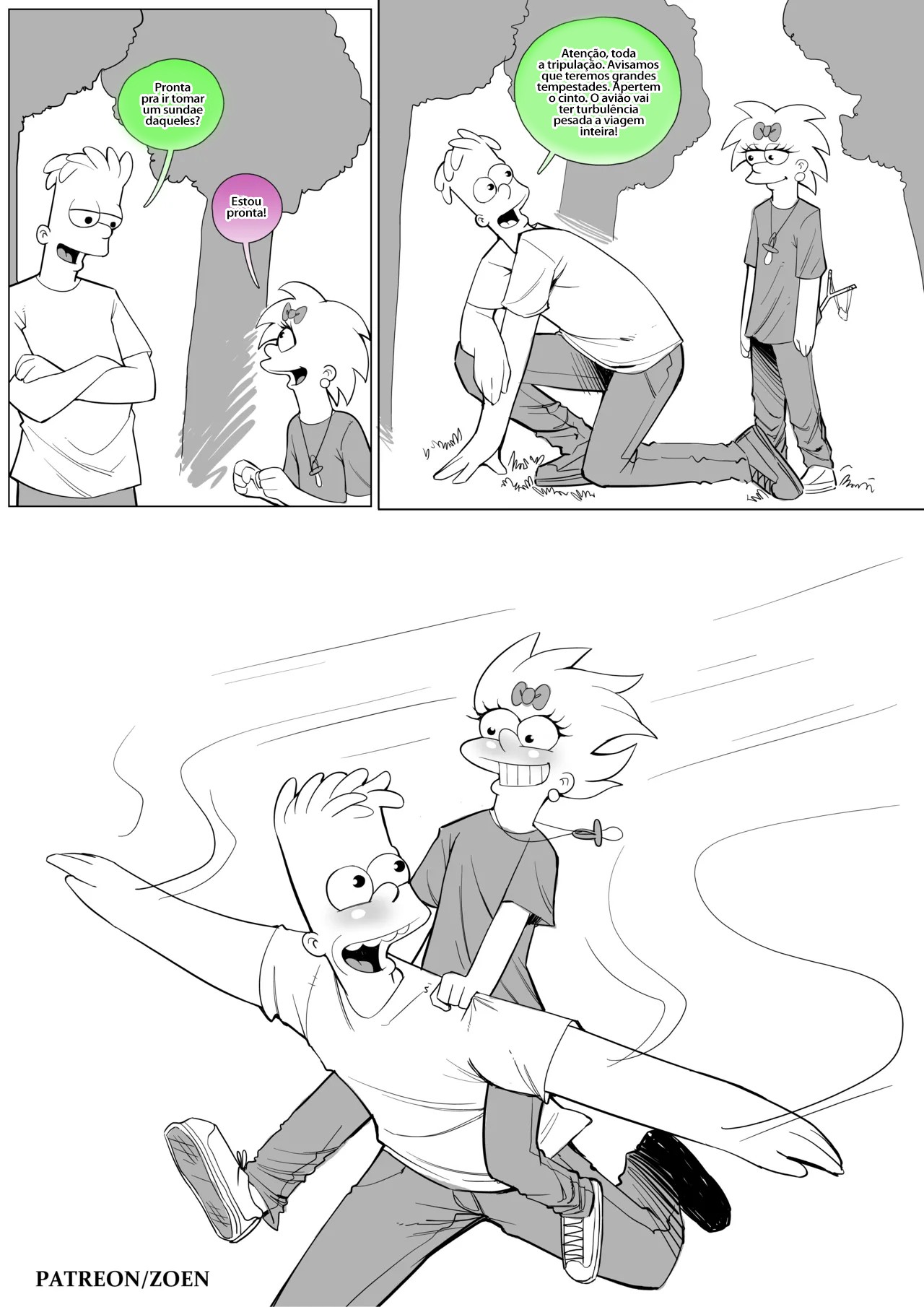 The Simpsons "The End Of Beginning" Hentai pt-br 16