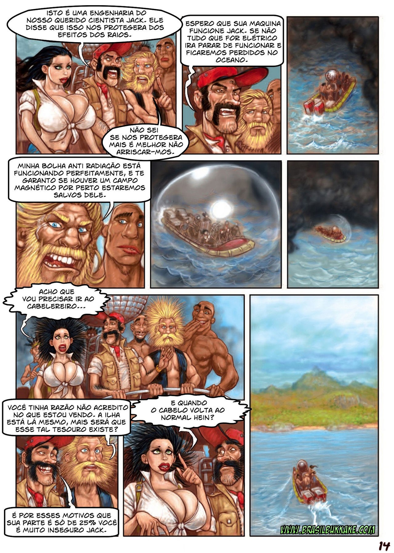 A Ilha Misteriosa Hentai pt-br 15