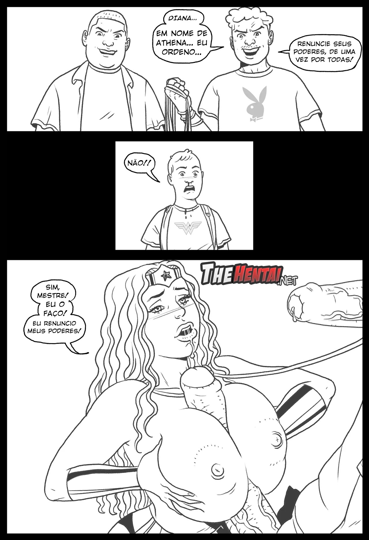 Bang My Bully Part 2: Wonder Woman Hentai pt-br 36