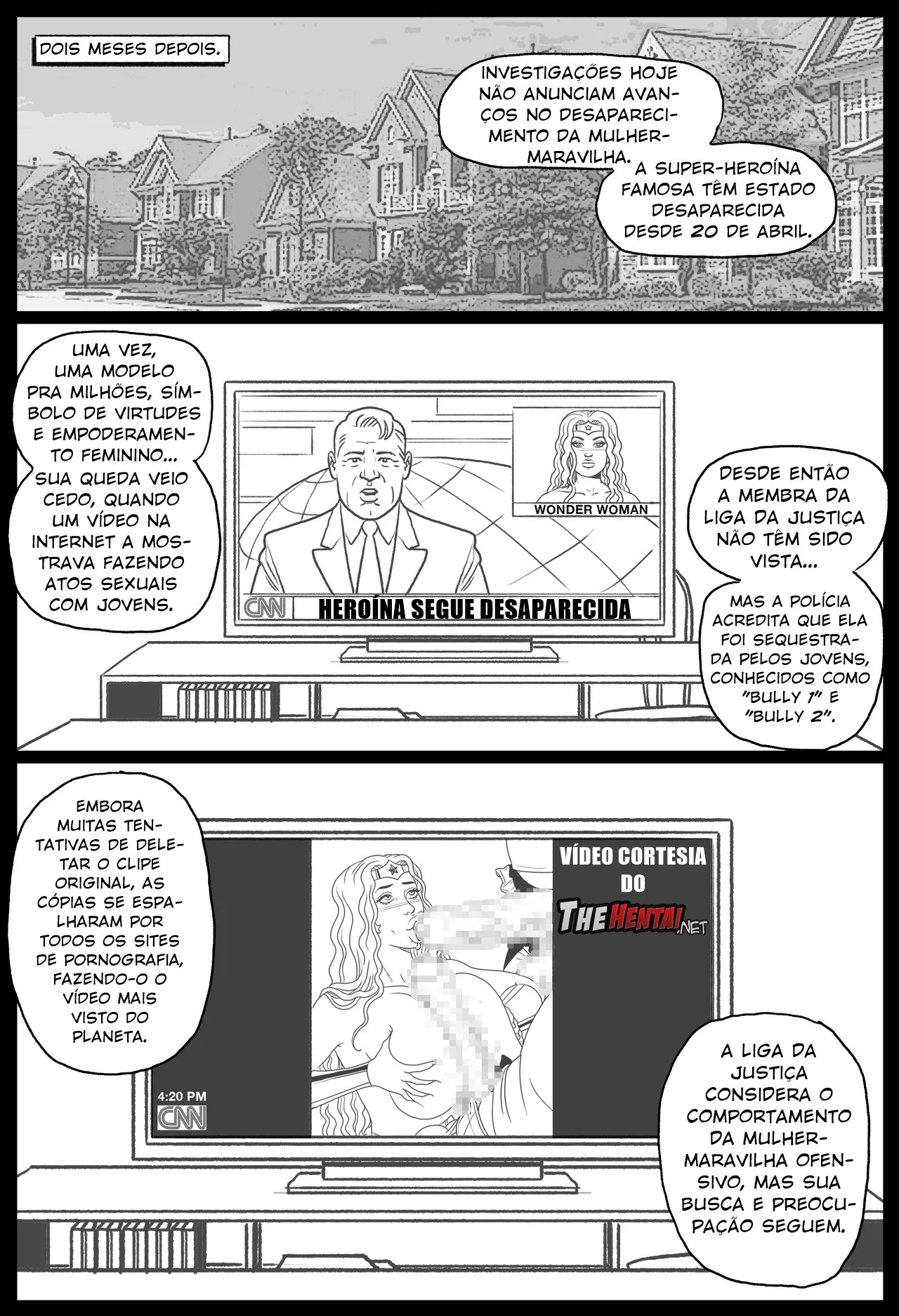 Bang My Bully Part 2: Wonder Woman Hentai pt-br 52