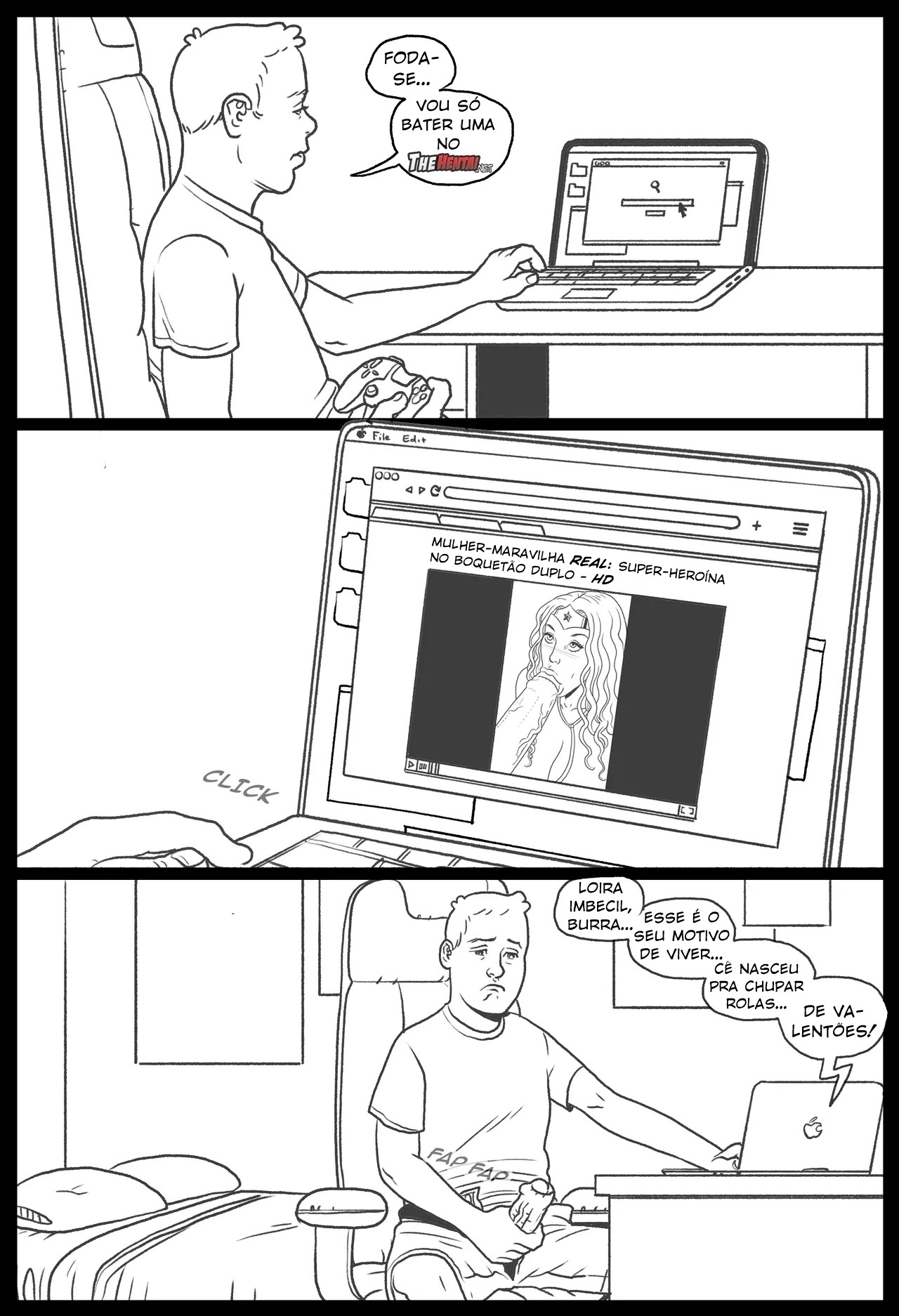 Bang My Bully Part 2: Wonder Woman Hentai pt-br 62