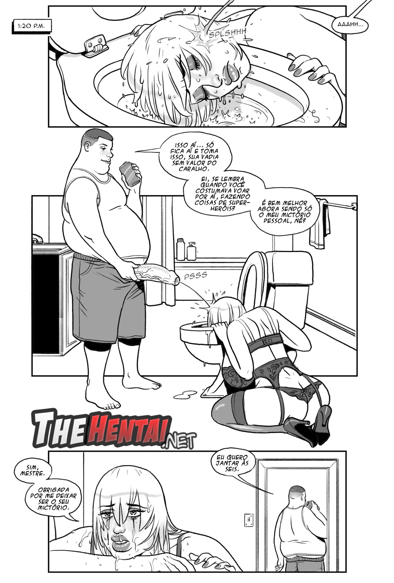 Bang My Bully: Power Girl Gets Bullied Hentai pt-br 52