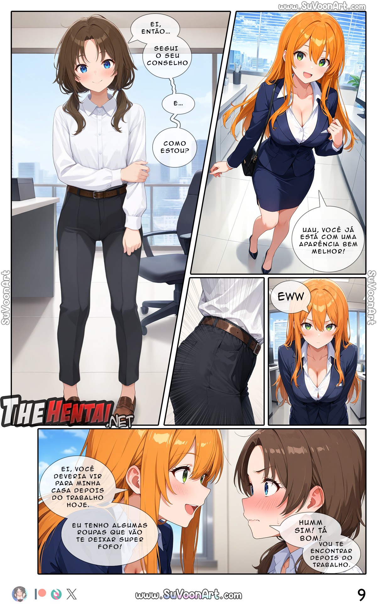 Crossing The Line Hentai pt-br 10