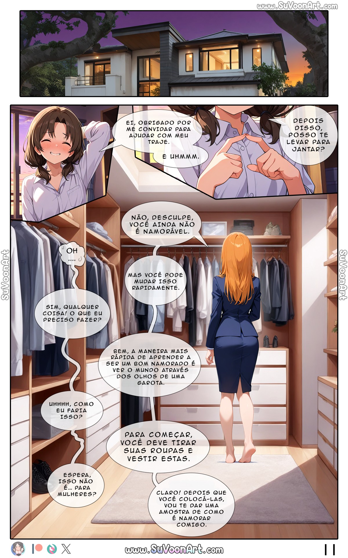 Crossing The Line Hentai pt-br 12