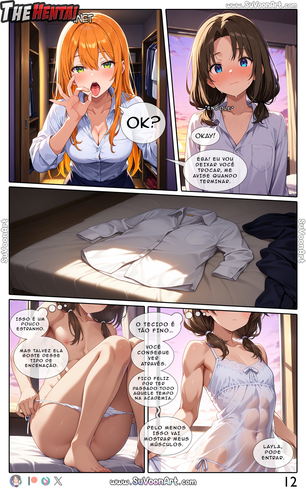 Crossing The Line Hentai pt-br 13