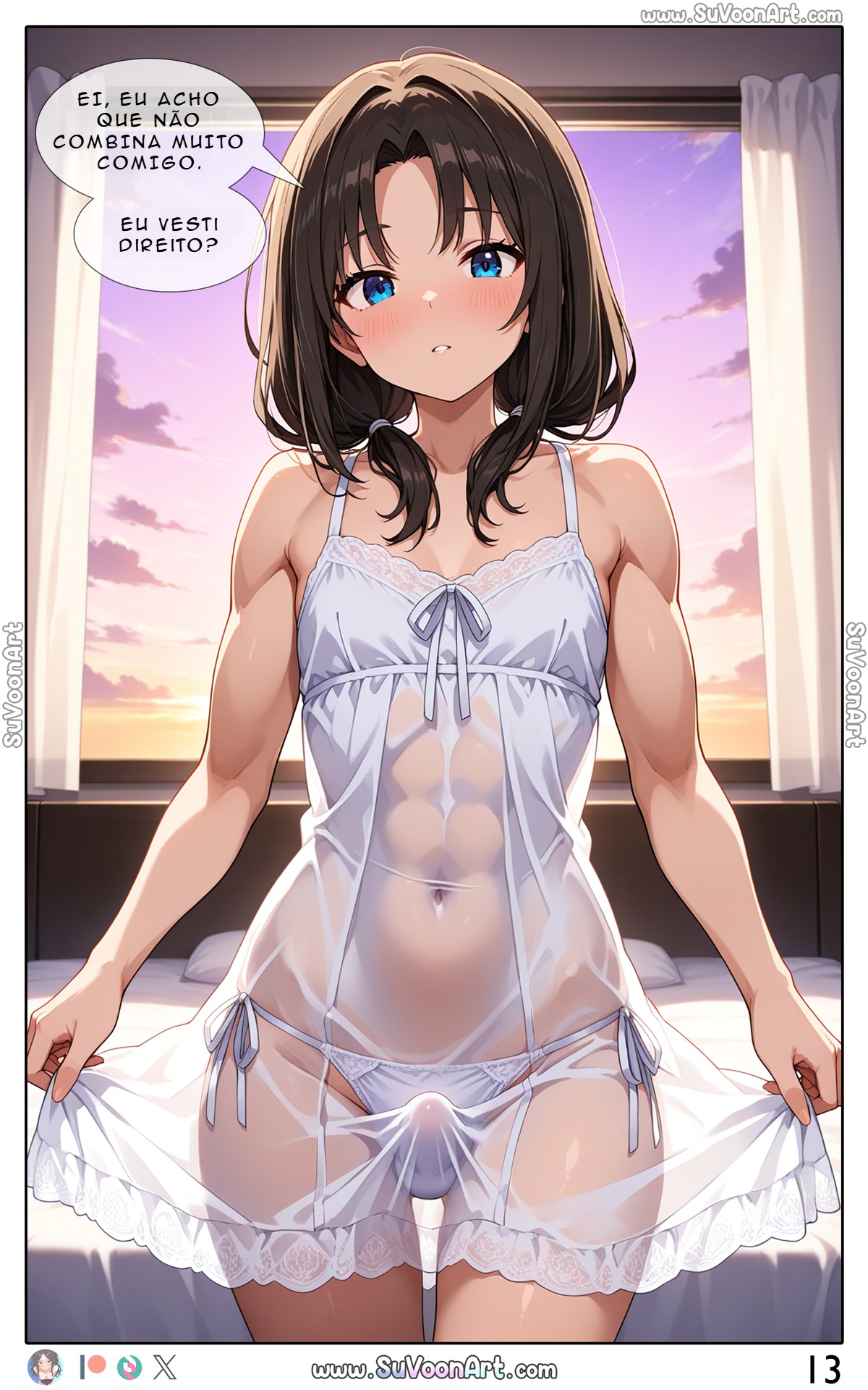 Crossing The Line Hentai pt-br 14