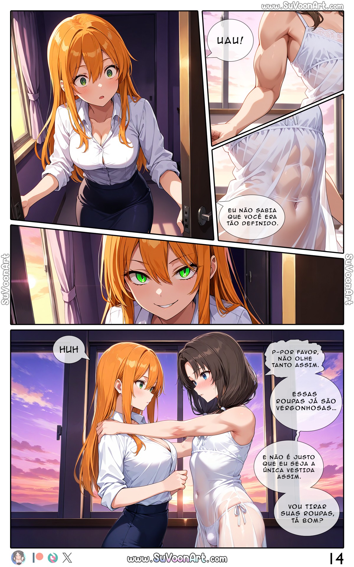 Crossing The Line Hentai pt-br 15
