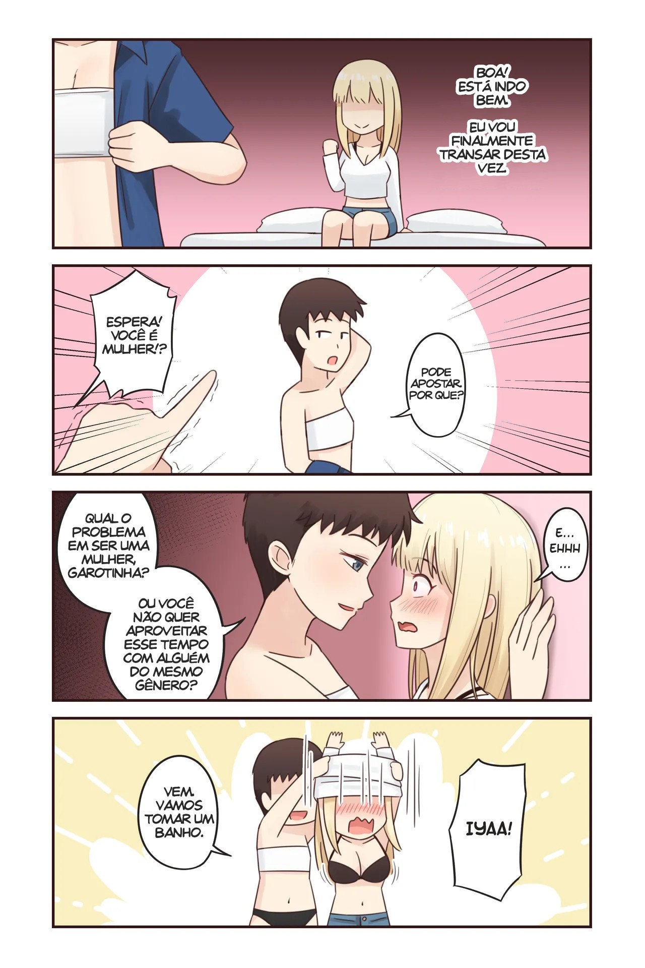 I Turned Into a Girl But NO ONE Fucks Me! Hentai pt-br 29
